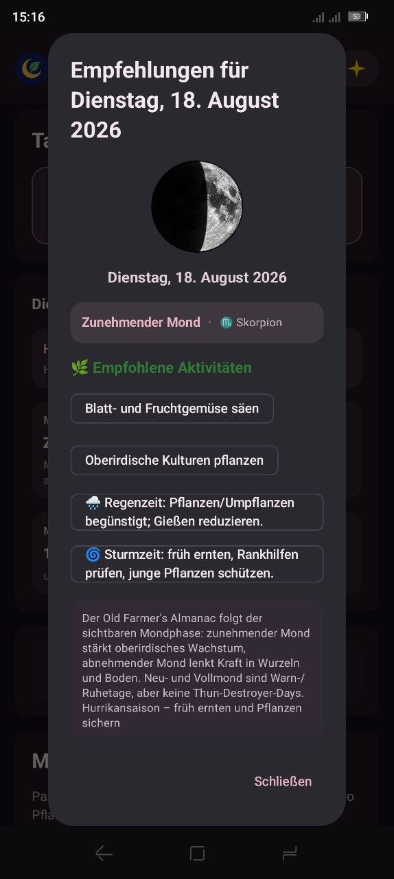 Empfehlungen für den Tag
